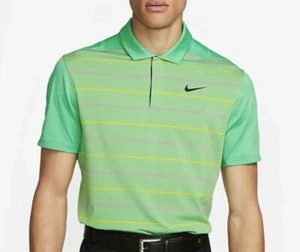 New with tag Nike Dri-Fit Advantage Tiger Woods Stripped Golf Polo DR5318-363 - Picture 1 of 4