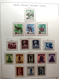 1954-55 LOT POLAND POLSKA VF USED VF MLH VF MNH K2 - Picture 1 of 1