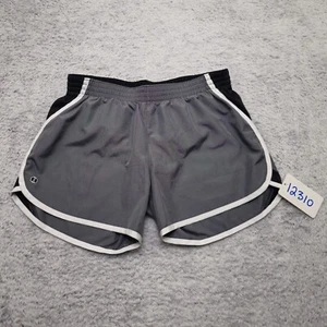 Holloway Running Shorts Girls L Gray Tempo Brief-Lined Drawstring Elastic Waist - Picture 1 of 11
