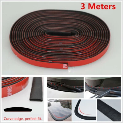 118" Car Sunroof Triangular Window Sealing Strips Edge Moulding Trim Soundproof - Image 1 of 4