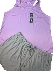 Pantalones Cortos de Gimnasio Athletic Works Buttercore Suave Rendimiento Gris Talla XXL 20 - Imagen 1 de 7