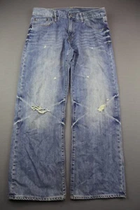 Pantalones de mezclilla Old Navy 2009 sueltos en apuros talla 32x30 (medidas 34x29) - Imagen 1 de 8