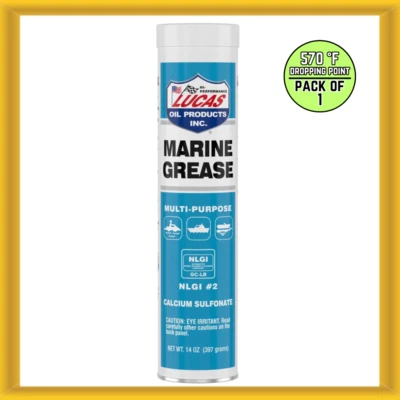 Lucas Oil 10320 14-ounce Semi Synthetic Multi-Purpose Marine Grease (Pack of 1) - Изображение 1 из 4