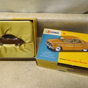 Coche berlina Ford Consul vintage Corgi 50 aniversario + caja, edición limitada - Imagen 1 de 7