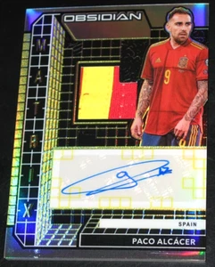 2020-21 Obsidian Paco Alcacer Matrix Material Autographs Yellow # /10 Patch Auto - Picture 1 of 3