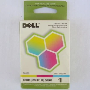 Dell Tri Color Genuine Ink Cartridge T0530 Sealed A920 720 - Picture 1 of 4