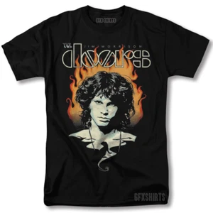 The Doors Shirt Jim Morrison Rock Tour Vntg Graphic Design T-Shirt - Picture 1 of 1