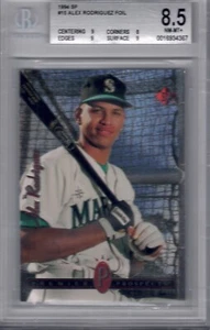 Alex Rodriguez 1994 SP Foil #15 BGS grado 8,5 Seattle Mariners MLB HOF - Foto 1 di 2