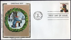 Scott #1729 George Washington Prayer (10/21/77) Colorano Silk FDC Valley Forge - Picture 1 of 2