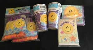 16 Luncheon Napkins Cups Blowouts Party +Thank Yous Supplies - New  - Picture 1 of 4