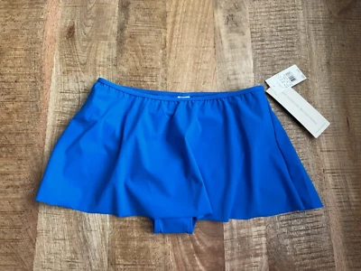 Profile Gottex Women's Royal Blue Skirted Bikini Bottom Swim Skirt Size 8 - Image 1 of 4