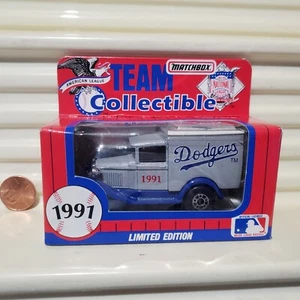 Matchbox L/Edn 1991 Los Angeles Dodgers MB38 MLB Baseball Model A Ford Van NuBxd - Bild 1 von 2
