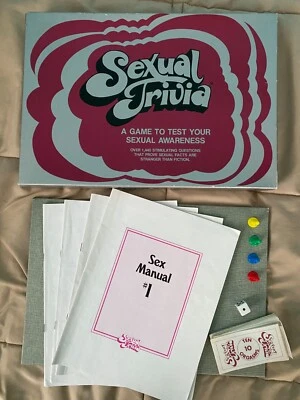Vintage Sexual Trivia Board Game 1984 Baron Scott Sexy Adult Party Game Complete - Image 1 of 4