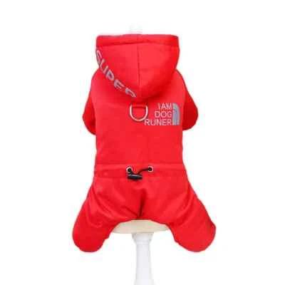 Pet Winter Clothes Warm Waterproof Jacket Jumpsuit Overalls for Dogs Cats - Image 1 of 4