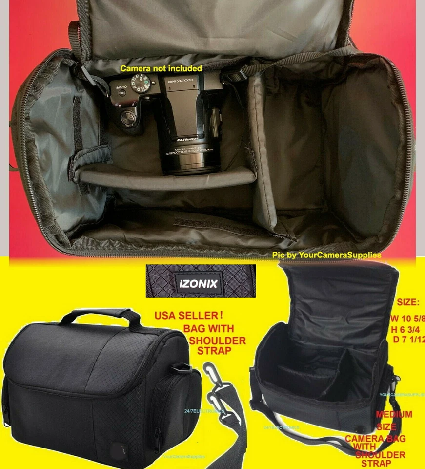 Xit XTCC2 Medium Digital Camera/Video Case Black