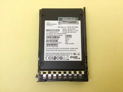 P50219-B21 HPE 3.84TB NVME GEN4 LECTURA INTENSIVA SFF BC U.3 SSD P50956-001 Foto 1 de 4