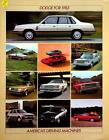 271241) Dodge 600 Charger Omni Aries - USA - Prospekt 10/1982