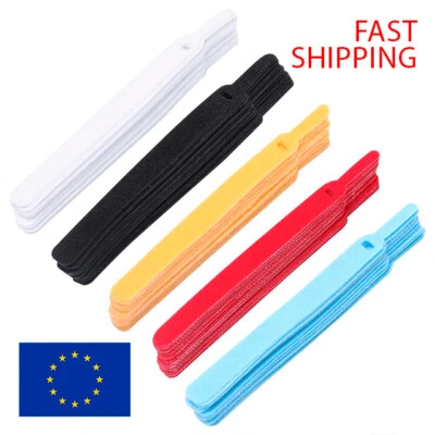 20pcs 14.5cm Reusable Fastening Cable Organizer Earphone Mouse Ties Cable Manage - Image 1 of 2