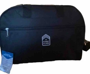 New with Tags - First Class Brand Duffle Bag 16” Black - Travel Bag - Carry On - Picture 1 of 4