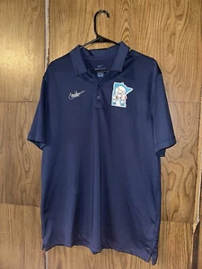 Nike Dri-Fit Cooperstown Collection Blue Polo Shirt- Minnesota Twins Themed M/L - Bild 1 von 6