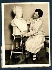 SCULPTRESS MRS HERBERT SPARROW & CAPT JAMES GILLIS BUST WASH 1930 Photo Y 162