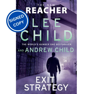 Signed Book - Exit Strategy by Lee Child & Andrew Child First Edition 1st Print - Image 1 of 4