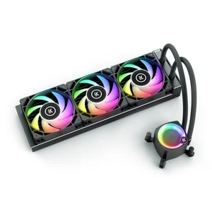 EK-Nucleus CR360 Lux D-RGB All-in-One CPU Liquid Cooler - Black - Afbeelding 1 van 15
