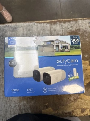 Anker eufyCam 1080p Wireless Home Security Camera System Rechargeab 2-Camera Kit - Image 1 of 3