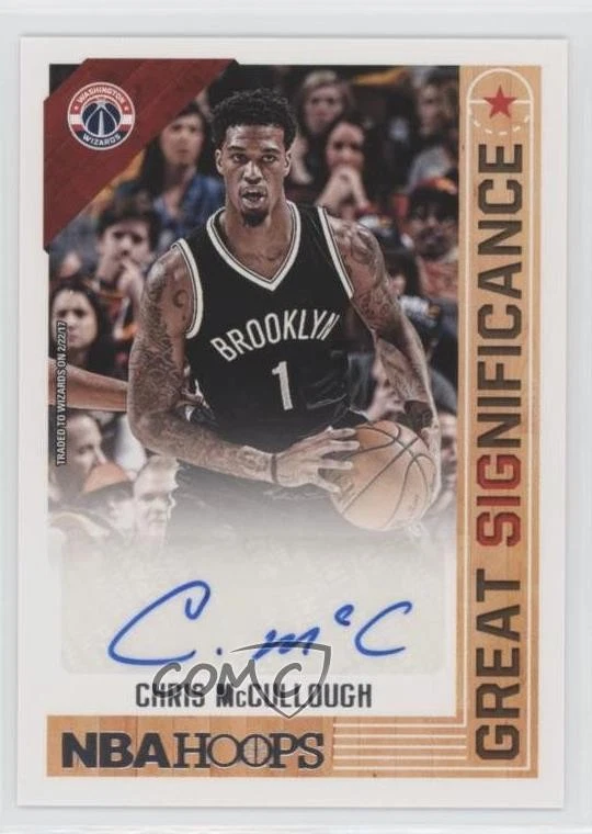 2017-18 Panini NBA Hoops Great SIGnificance Chris McCullough #GS-CM Auto - Image 1 of 2
