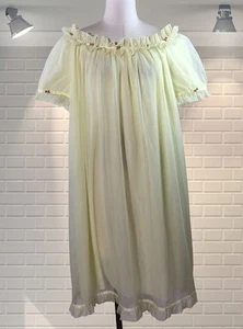 Luscious Lemon Double Nylon Babydoll Nachthemd Nachthemd - St Michael - 40" Brustumfang - Bild 1 von 4