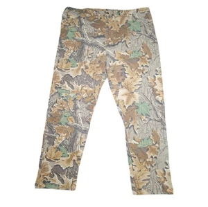 VTG Wrangler Rugged Camo Jeans Realtree Advantage Men's Hunting USA 47 x 33 - Picture 1 of 12