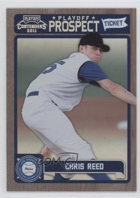 2011 Playoff Contenders Prospect Tickets Playoff Tickets /99 Chris Reed #RT45 - Image 1 of 2