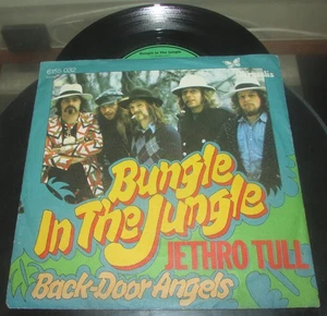 JETHRO TULL Bungle In The Jungle ORIG 1st GERMAN CHRYSALIS 1974 PIC COVER 45" - Picture 1 of 7
