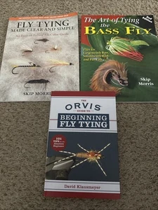 Guide To Fly Tying: 3 Book Lot: Klausmeyer, Morris - Picture 1 of 7