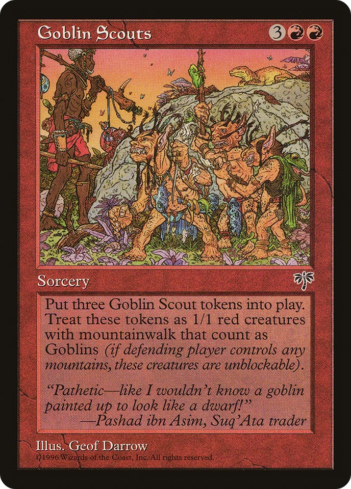 Goblin Scouts (MP) Mirage MIR Magic MTG - Image 1 of 1