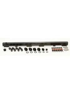 Aeroflow Billet EFI Fuel Rails Black For Nissan RB30 (AF64-2012BLK) - Picture 1 of 12