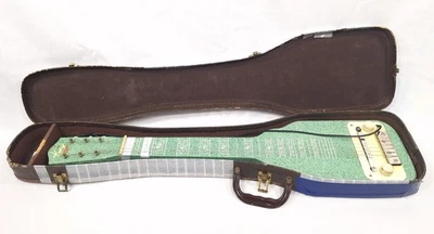 Vintage 1957 Kay Seafoam Green Electric Lap Steel Guitar W/ Deluxe Tuners & Case - Image 1 of 4