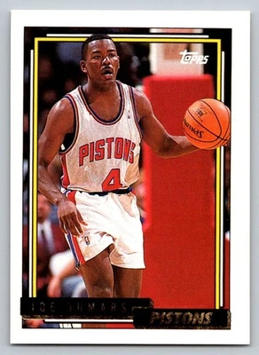 1992-93 Topps - Joe Dumars #347 Gold - Image 1 of 2