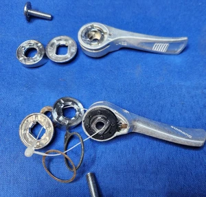 Juego de palanca de cambios tubo descendente Shimano L422 Touring Road Silver Inc b vintage nuevo de colección - Imagen 1 de 2