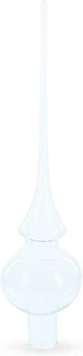 Clear Glass Christmas Tree Topper 11 Inches - Image 1 of 4