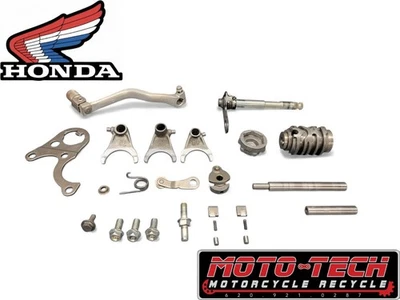 🔥2004 HONDA CR250R OEM TRANSMISSION 🏁 DRUM FORK PAWL SHIFTER SHAFT  ✅ (291) 🔥 - Image 1 of 4