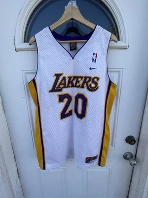 Camiseta Nike Gary Payton Lakers Blanca Talla Mediana Foto 1 de 4