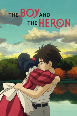 NEW THE BOY AND THE HERON 2023 MOVIE POSTER PREMIUM WALL ART PRINT SIZE A5-A1 - Image 1 of 4