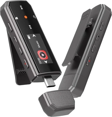 64GB Tragbarer MP3 Player Mit Bluetooth 5.3 Ein-Klick-Aufnahme Typ-C Und USB - Bild 1 von 4