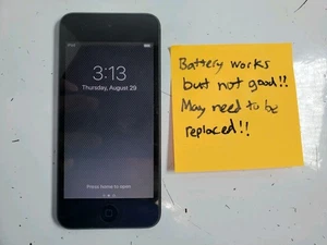 Apple iPod Touch A1574 6th Generation Black (16GB) - Read Full Description - Picture 1 of 12