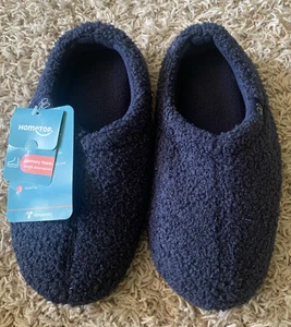Zapatillas sin cordones para mujer Hometop talla 7-8 azul marino espuma viscoelástica poliéster - Imagen 1 de 17