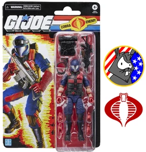 Figura Hasbro Cobra Viper Retro Cardada - Serie Clasificada GI JOE - 6 pulgadas - Imagen 1 de 4