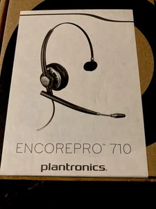 Plantronics EncorePro HW710 Black Mono Wired Headset - Zdjęcie 1 z 7