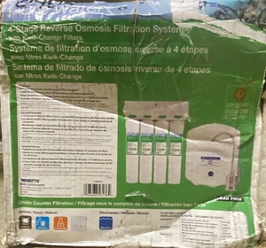 Watts 7100107 - Sistemas de filtro debajo del fregadero filtración de agua TOTALMENTE NUEVO La caja es Dmgd - Imagen 1 de 12