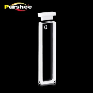 1PCS 700ul Quartz Cuvette Cell with lid (path length 2mm) - Picture 1 of 8